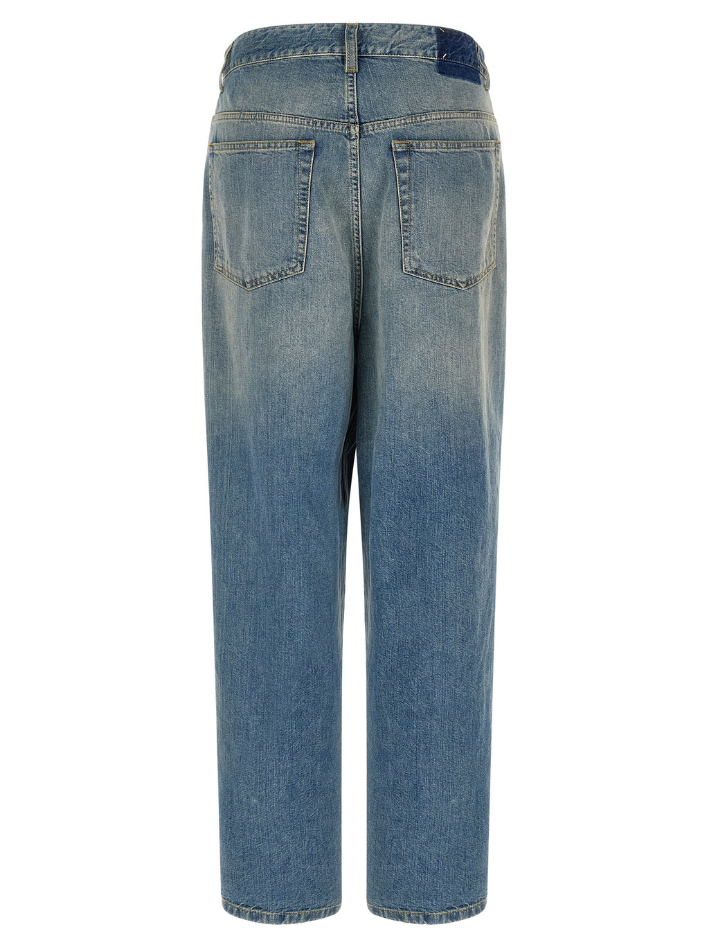 Maison Margiela Blaue Straight-Leg Jeans aus Baumwolle