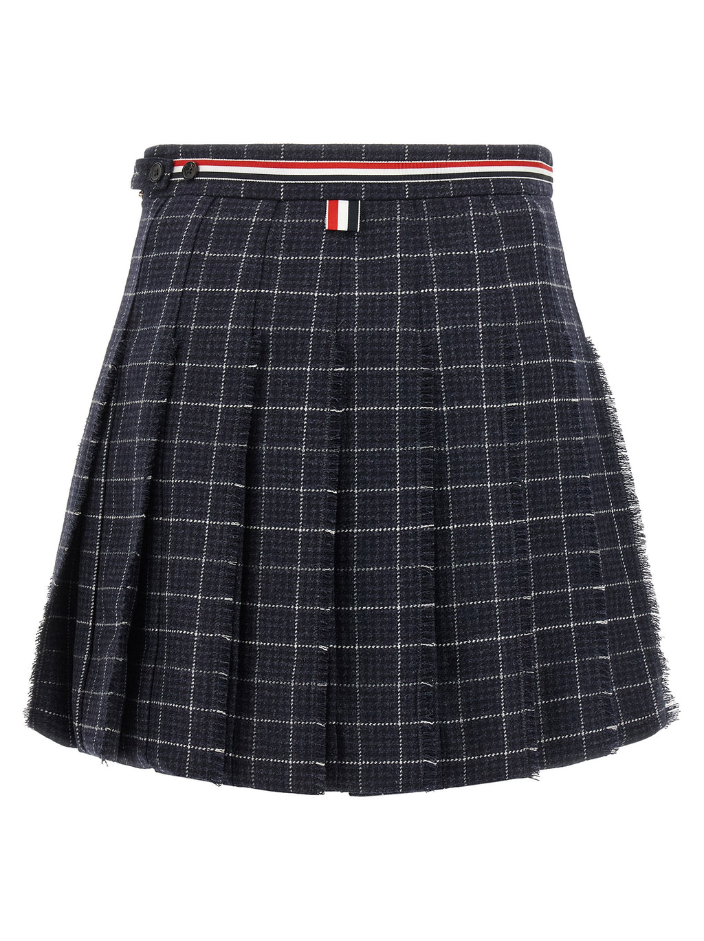 Thom Browne Blauer Langer Rock aus Wolle