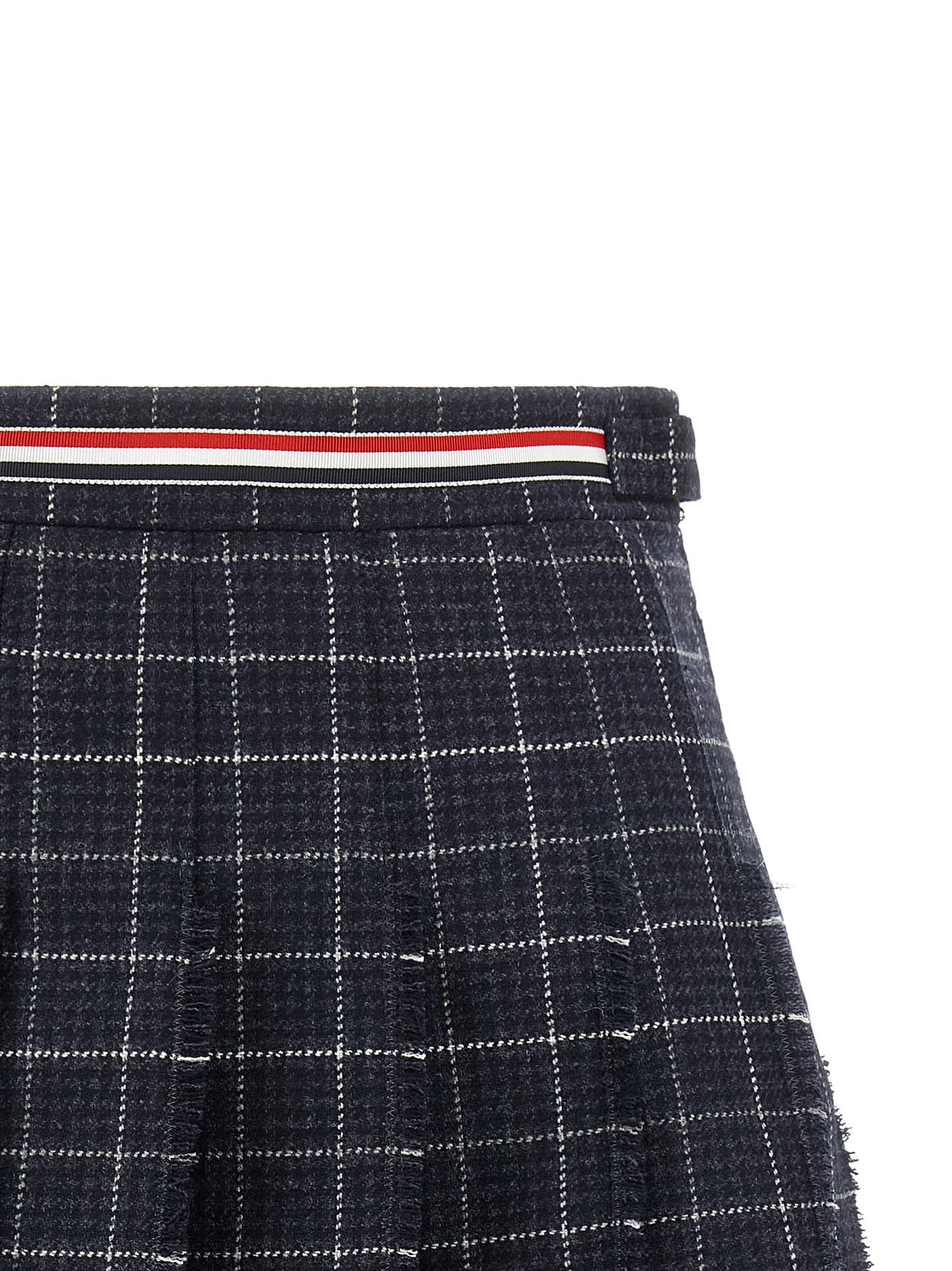Thom Browne Blauer Langer Rock aus Wolle