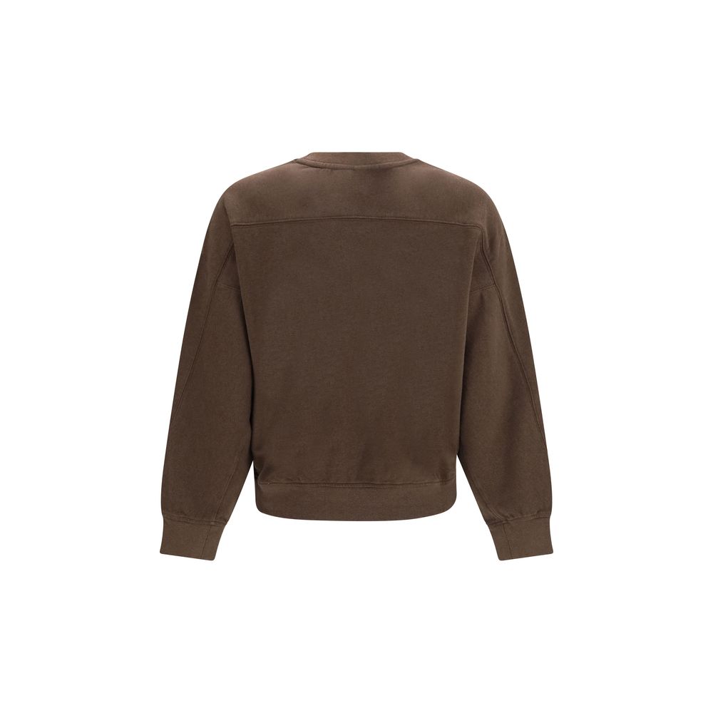 Maison Kitsuné Braunes Baumwoll-Sweatshirt