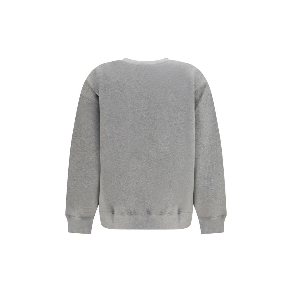 Ganni Graues Baumwoll-Sweatshirt