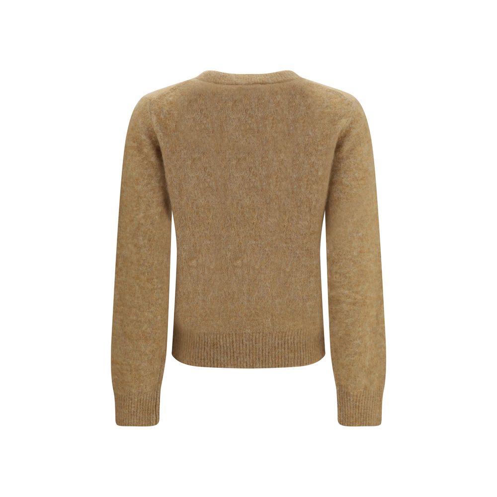 Ganni Beiges Alpaka Vicugna Pacos Sweatshirt