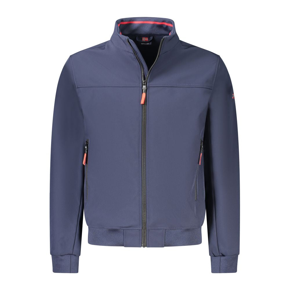 Norwegen 1963 Blaue Polyester-Herrenjacke