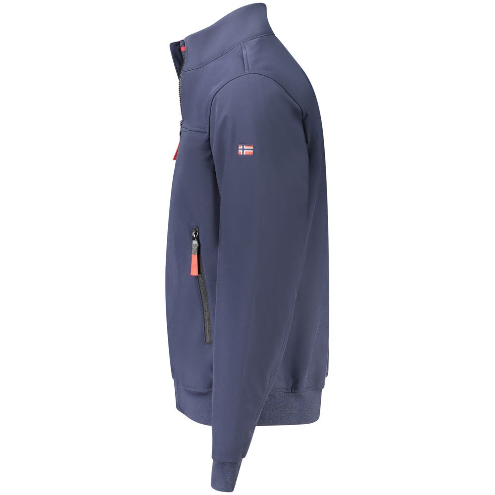 Norwegen 1963 Blaue Polyester-Herrenjacke