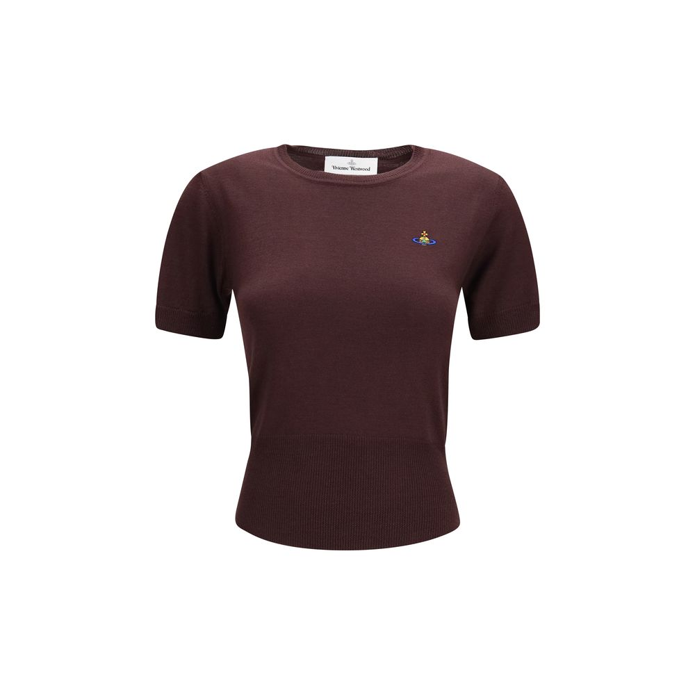 Vivienne Westwood Lila Woll-Oves-Aries T-Shirt