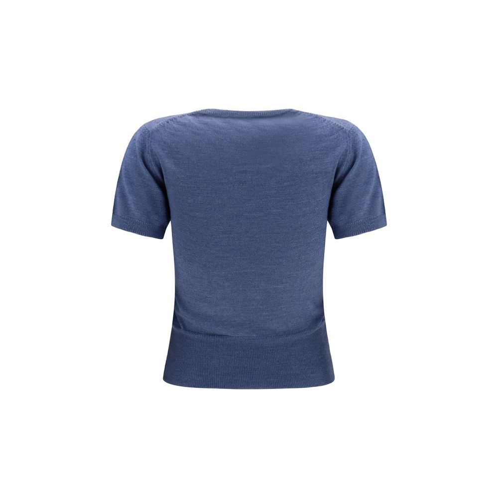 Vivienne Westwood Blaues Wolle Oves Aries Sweatshirt