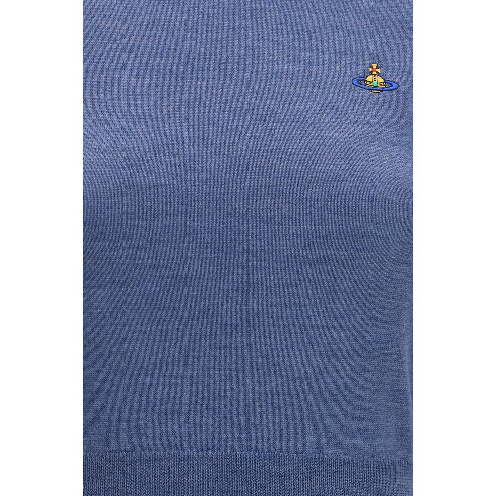 Vivienne Westwood Blaues Wolle Oves Aries Sweatshirt