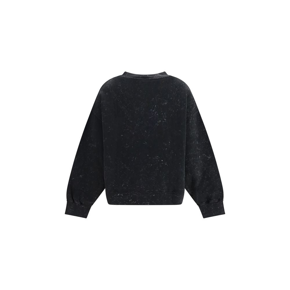 Ganni Graues Baumwoll-Sweatshirt