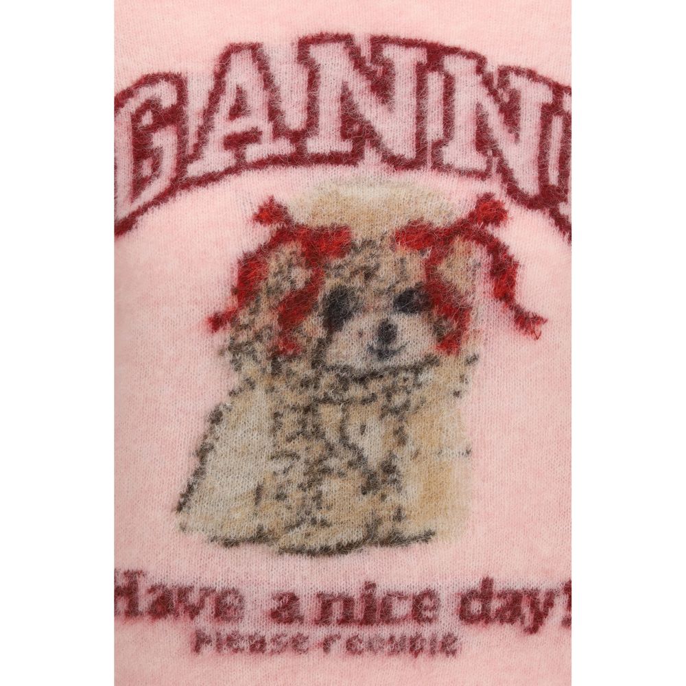 Ganni Multicolor Alpaka Vikunja Pacos T-Shirt