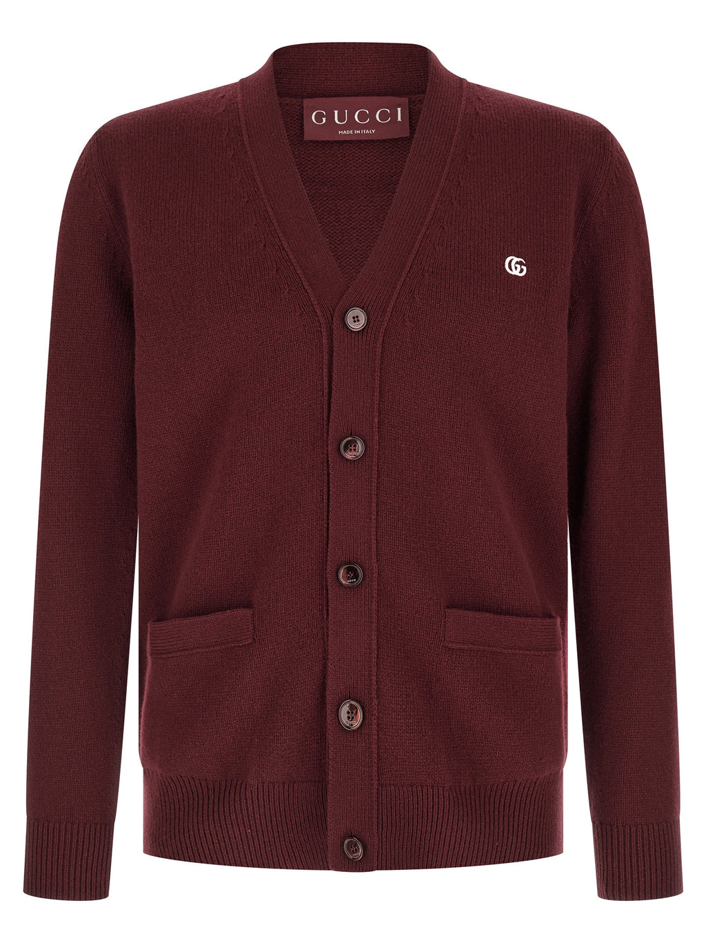 Gucci Bordeaux Kaschmir-Cardigan