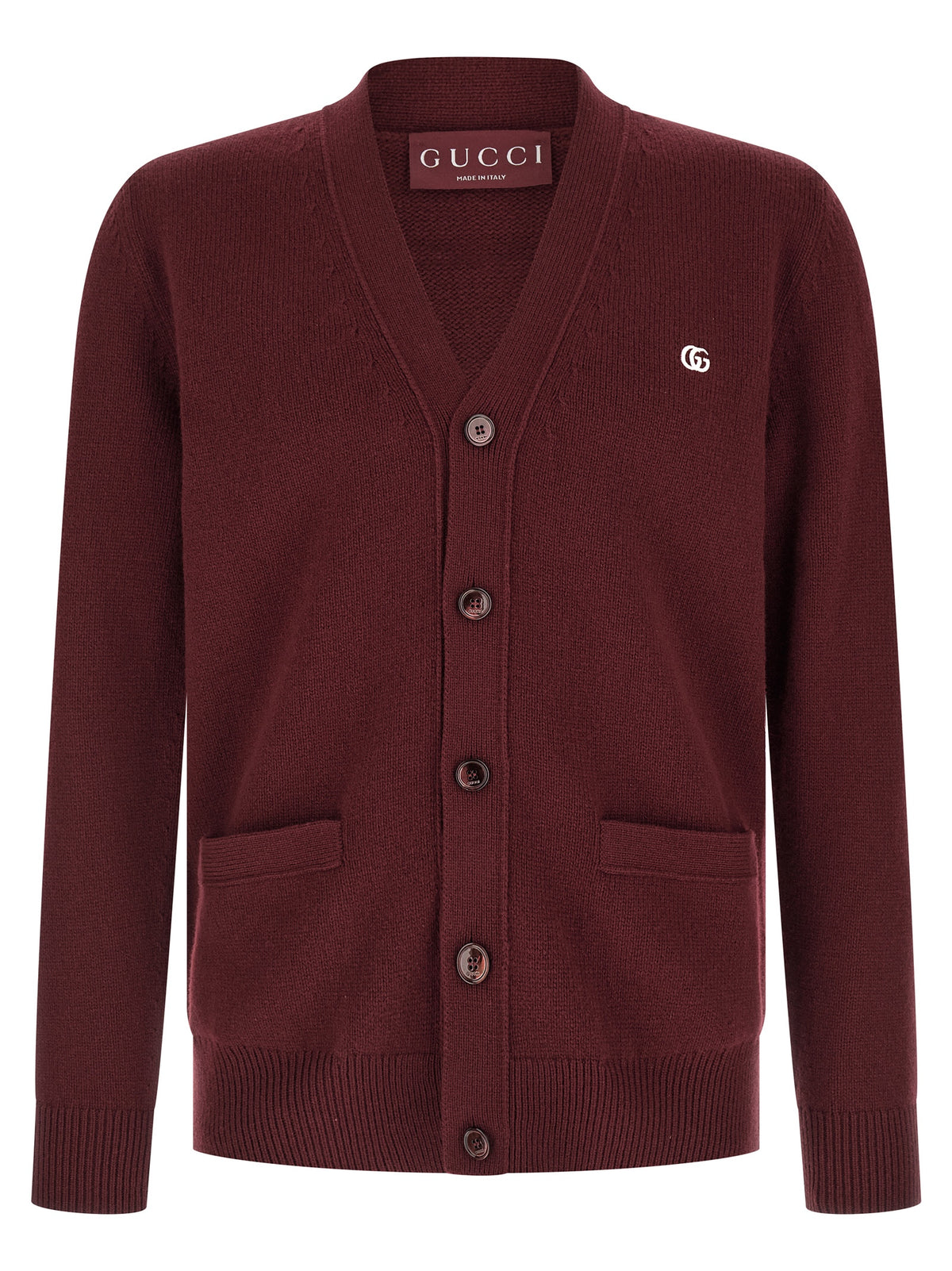 Gucci Bordeaux Kaschmir-Cardigan