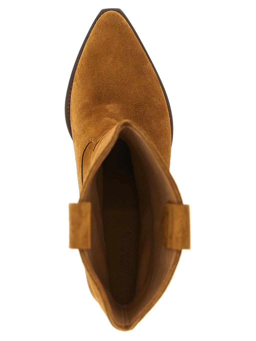 Isabel Marant Chelsea Boots aus braunem Kuhfell