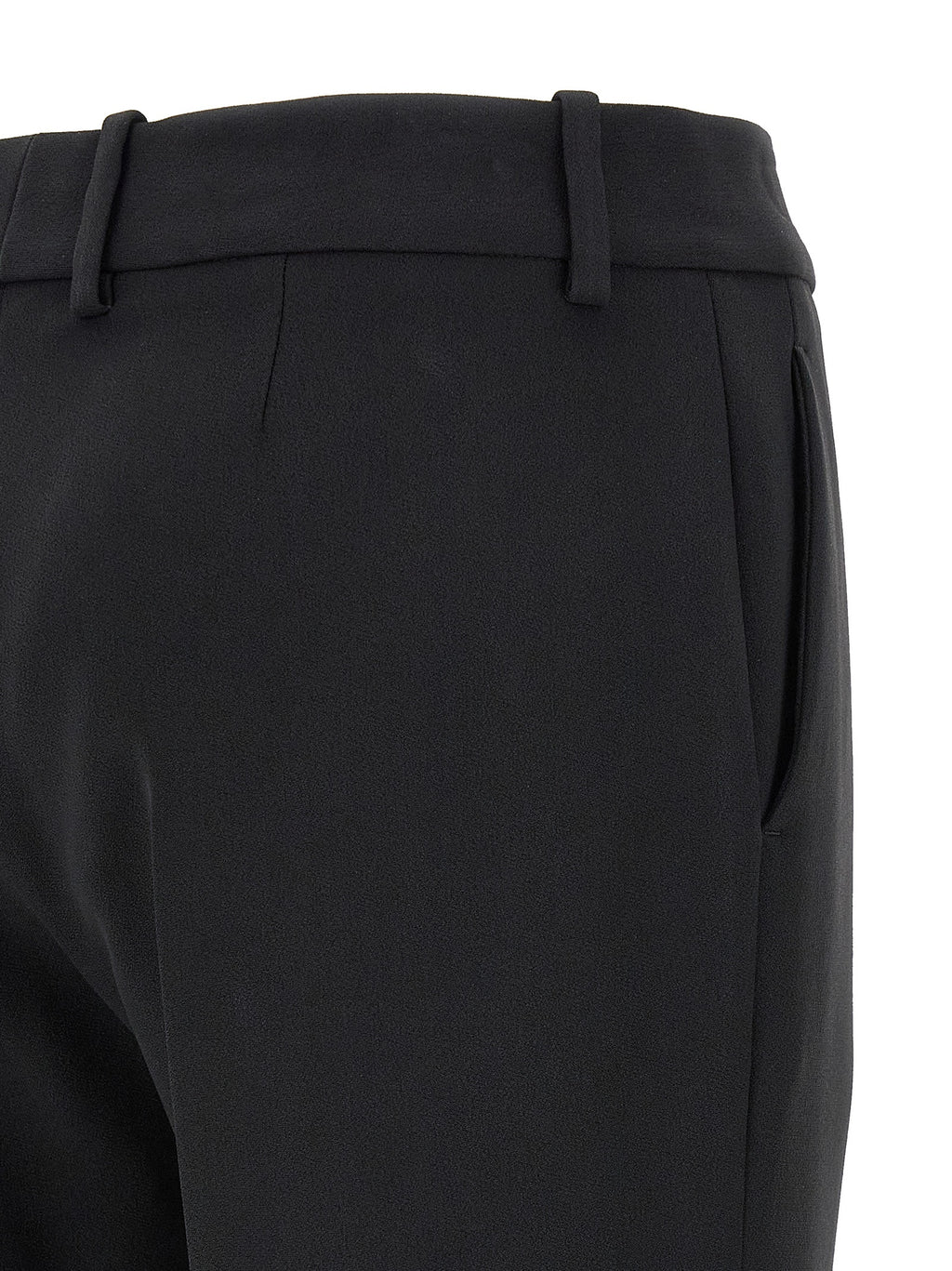 Ermanno Scervino Schwarze Viskose-Anzughose