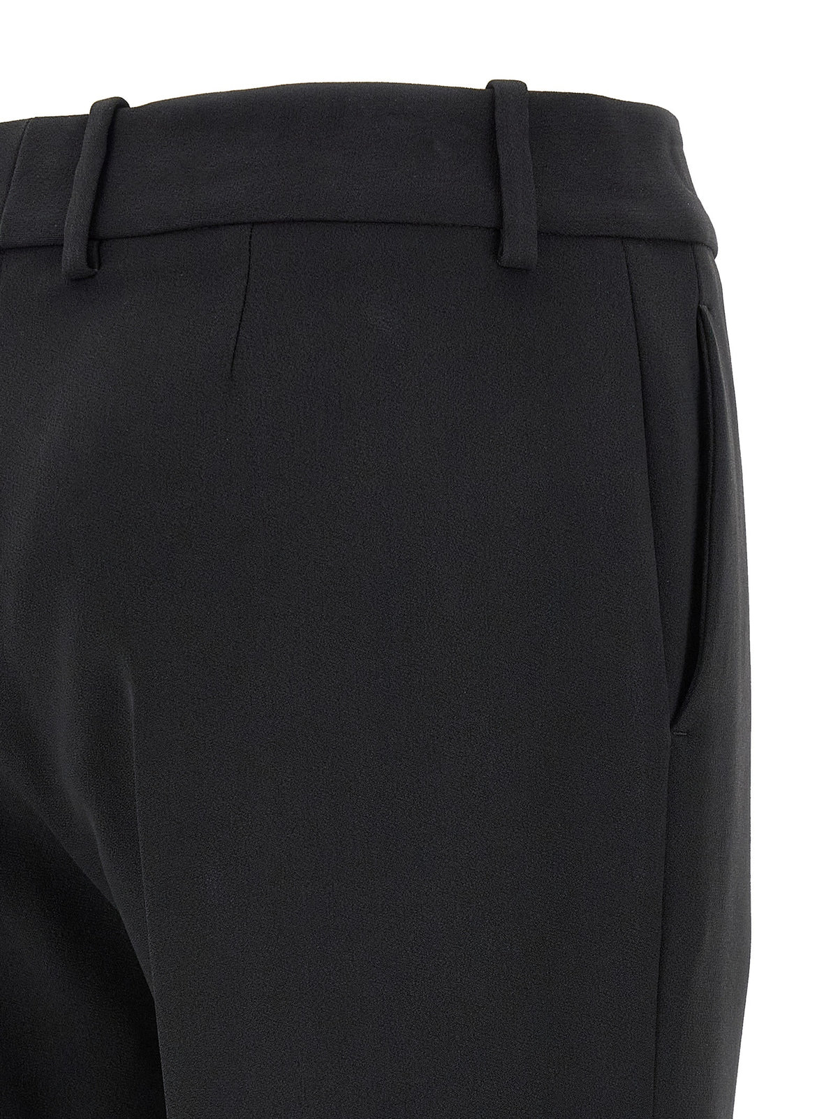 Ermanno Scervino Schwarze Viskose-Anzughose