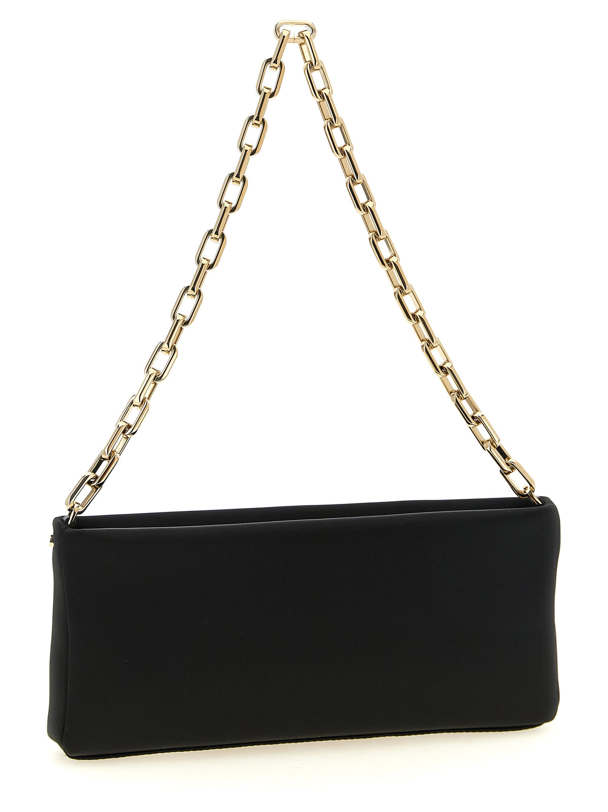 Christian Louboutin Schwarze Elastan Clutch Bag