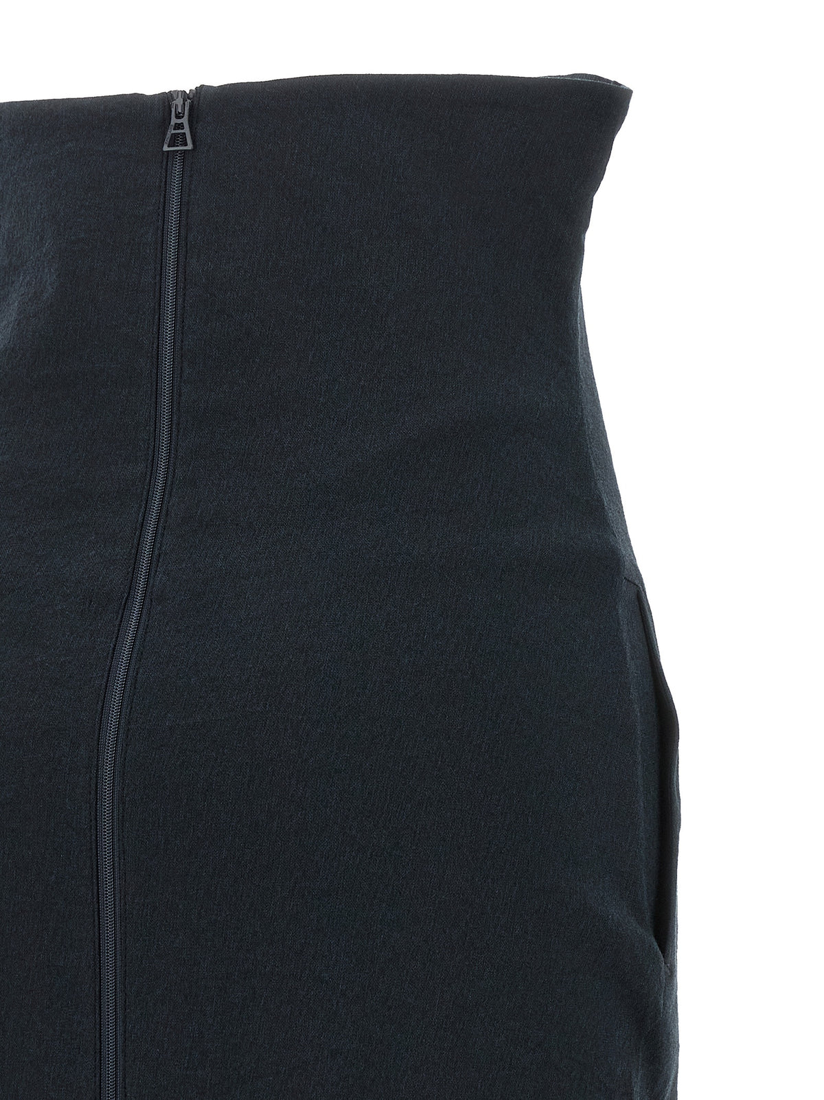 Issey Miyake schwarzer Minirock aus Papier