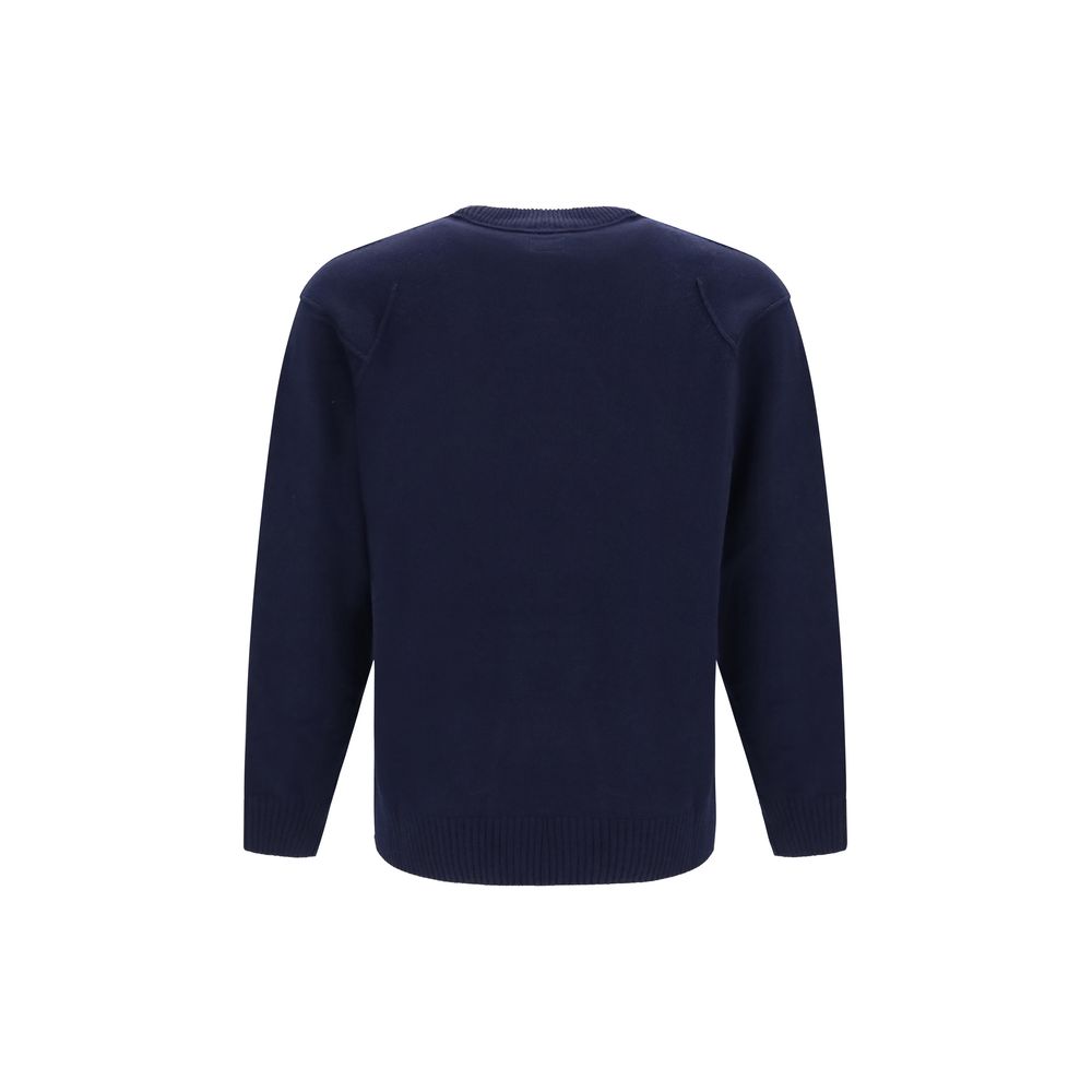 C.P. Company blauer Woll-Oves-Aries-Pullover