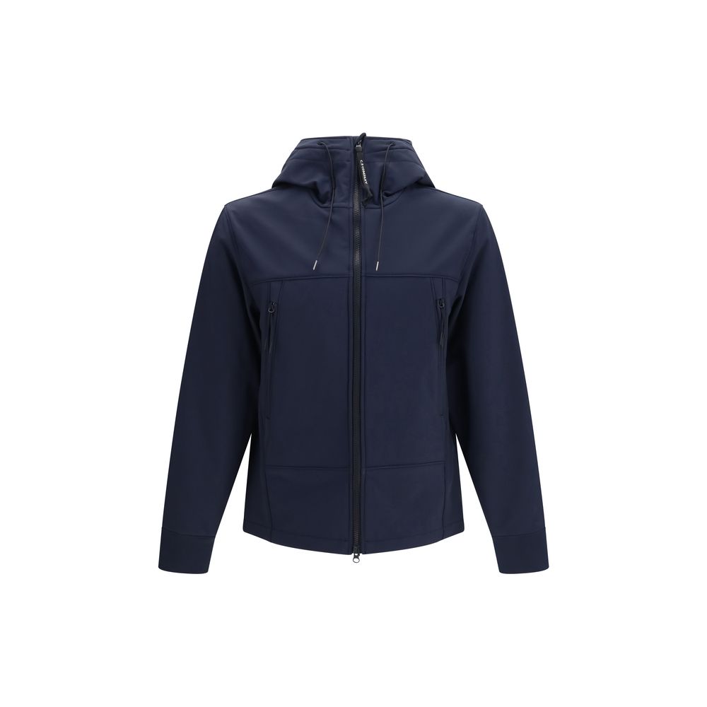 C.P. Company blaue Polyester-Shelljacke