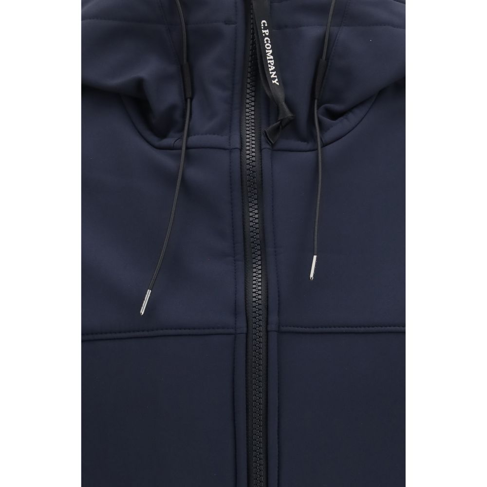 C.P. Company blaue Polyester-Shelljacke