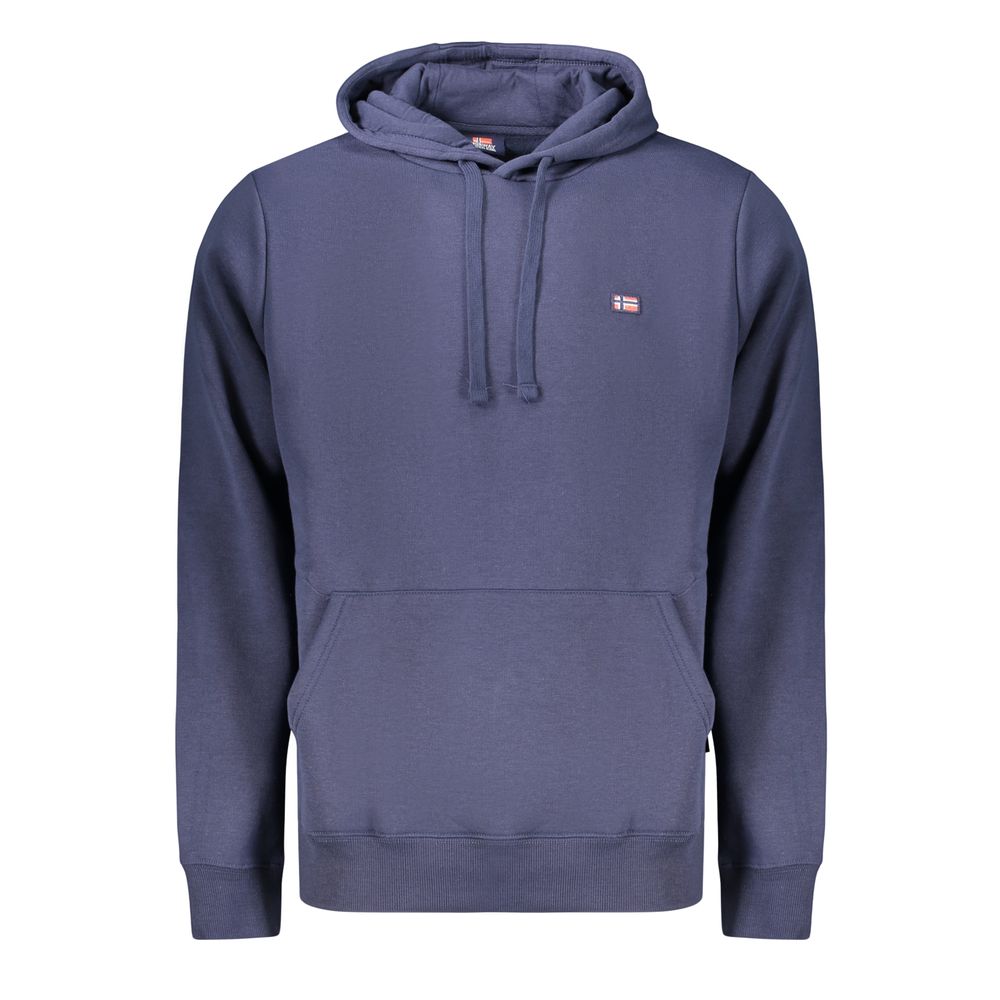 Norwegen 1963 Blaues Baumwoll-Herren-Sweatshirt