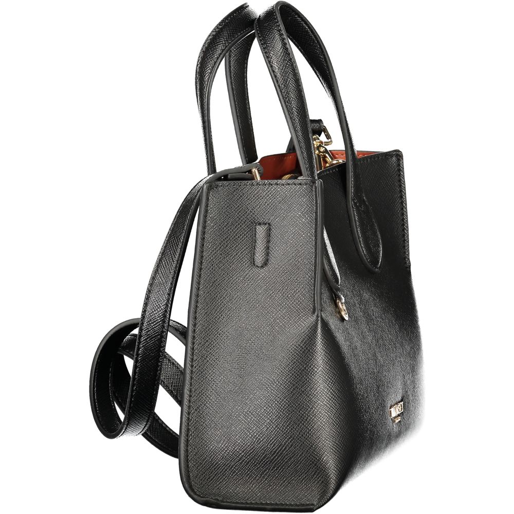 Twinset Schwarze Damenhandtasche aus Polyurethan