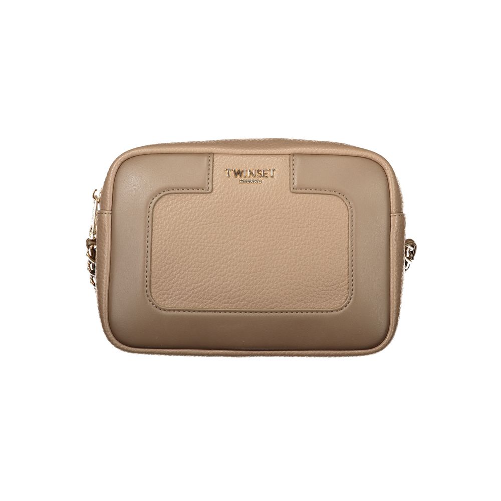 Twinset Handtasche aus braunem Polyethylen