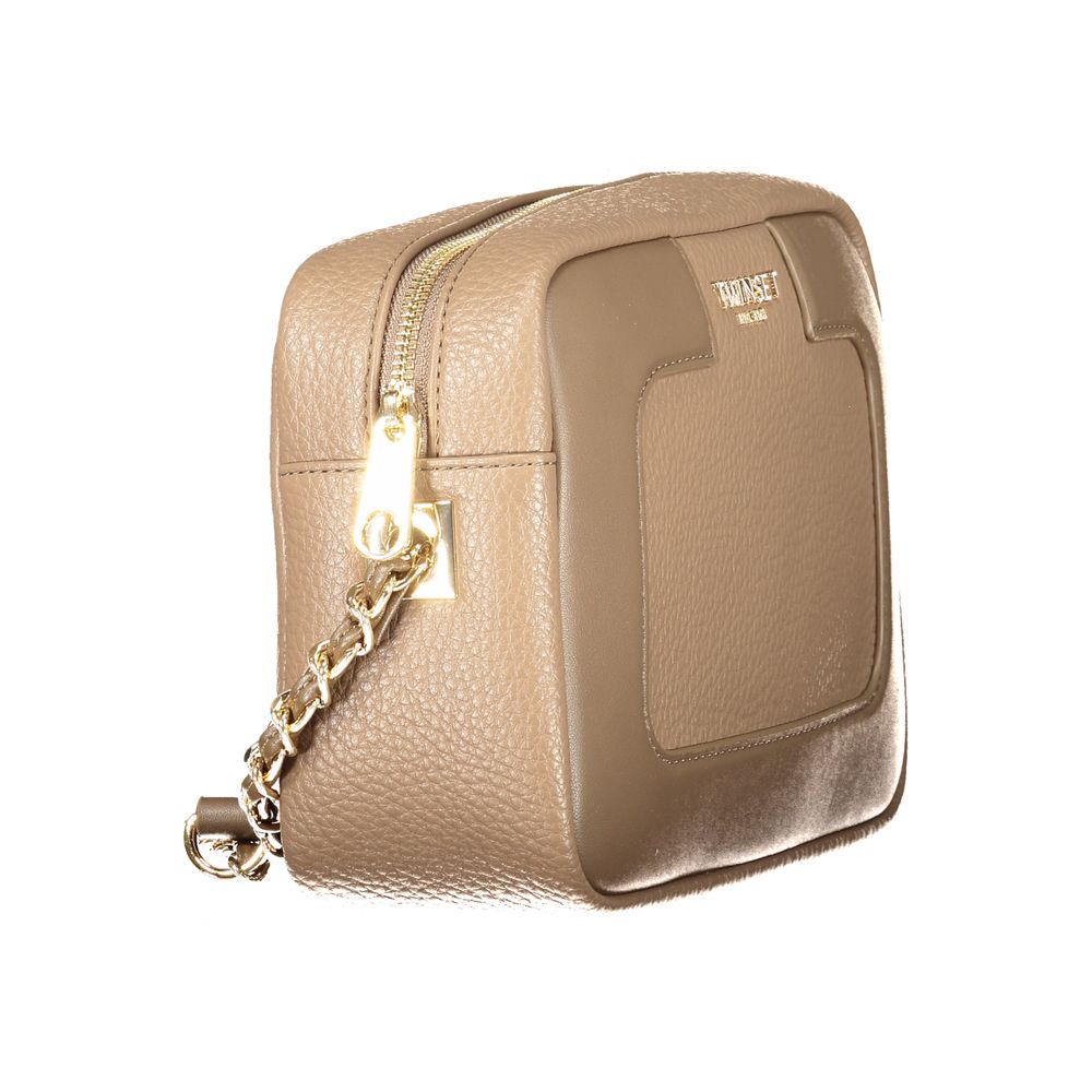 Twinset Handtasche aus braunem Polyethylen