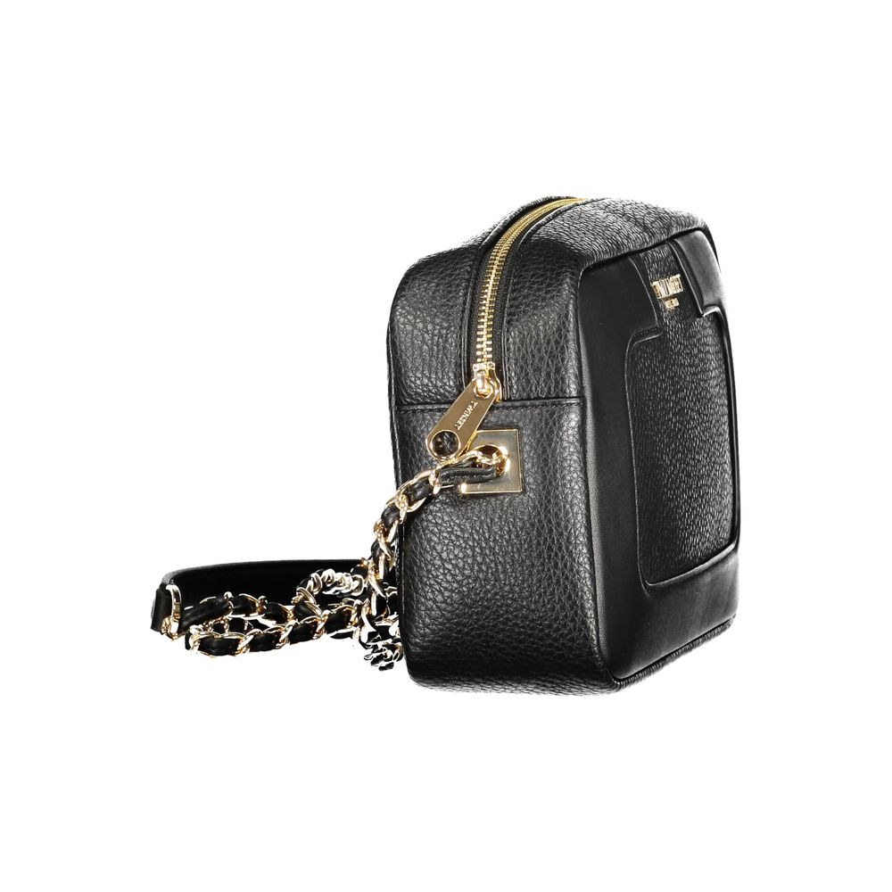 Twinset Schwarze Handtasche aus Polyethylen