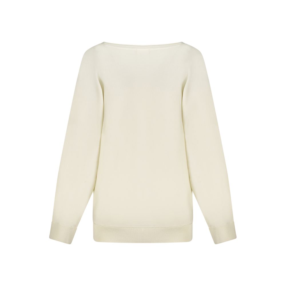 Guess Jeans Weißes Viskose-Sweatshirt