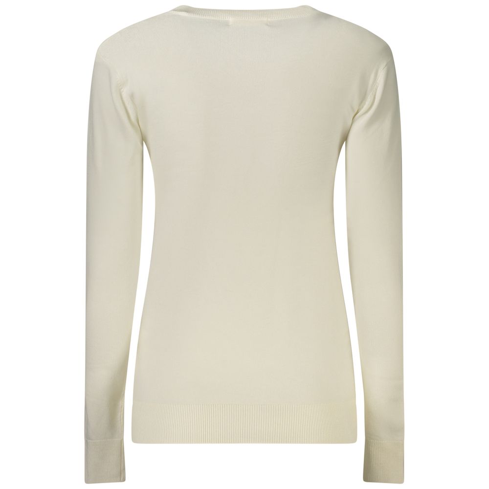 Guess Jeans White Viscose Womens Sweater
