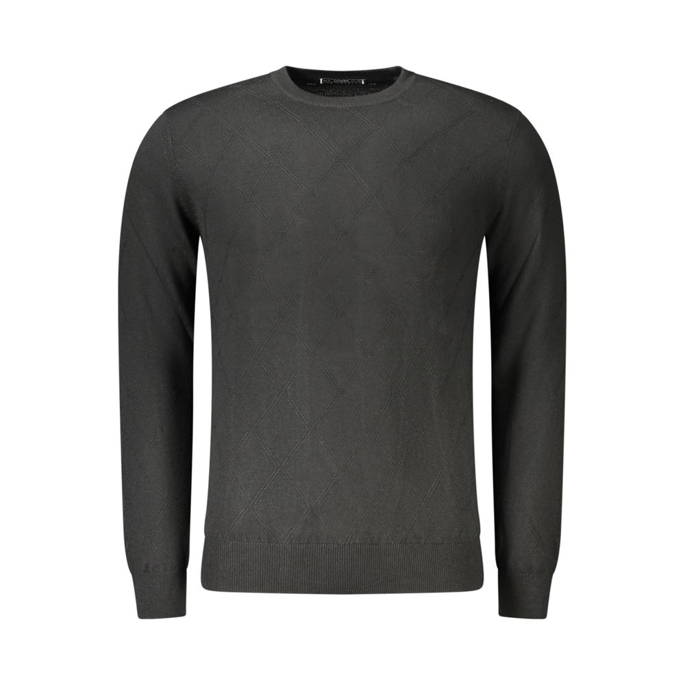 Guess Jeans Black Polyester Men Sweater