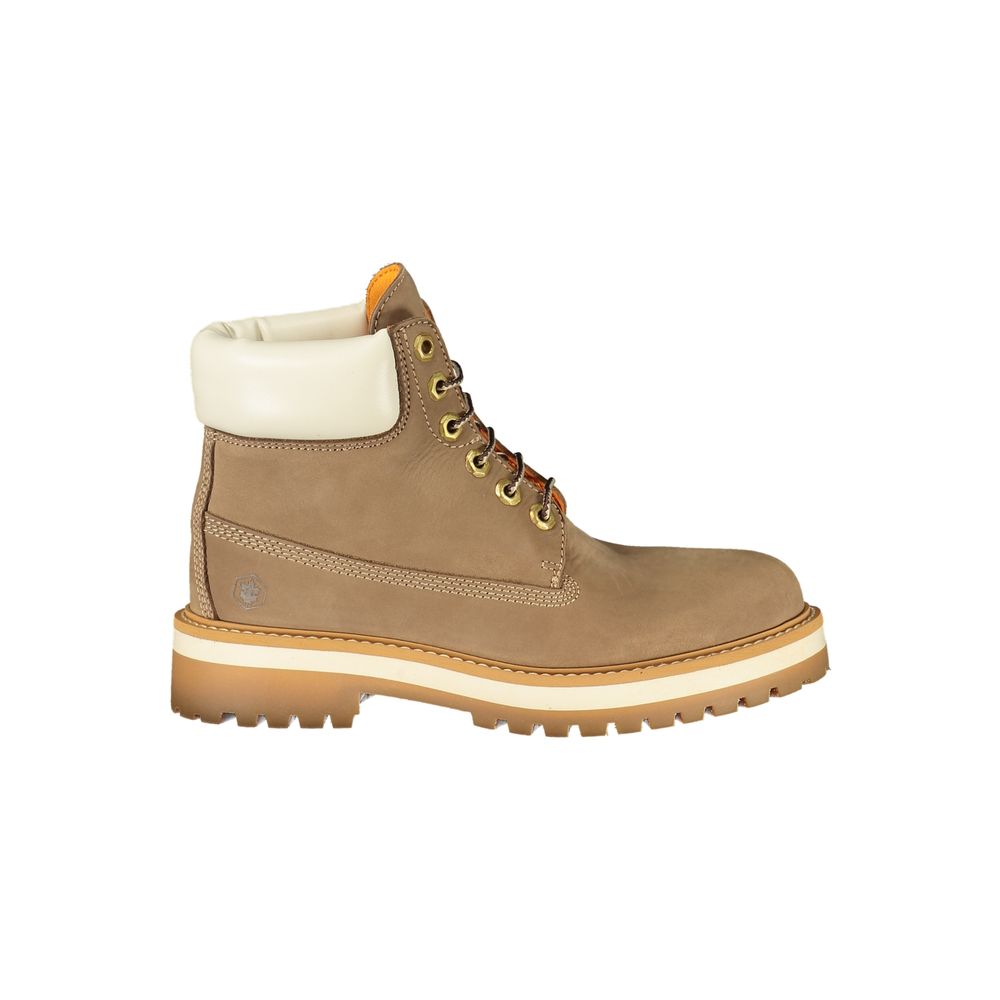 Lumberjack beige Polyester-Stiefeletten