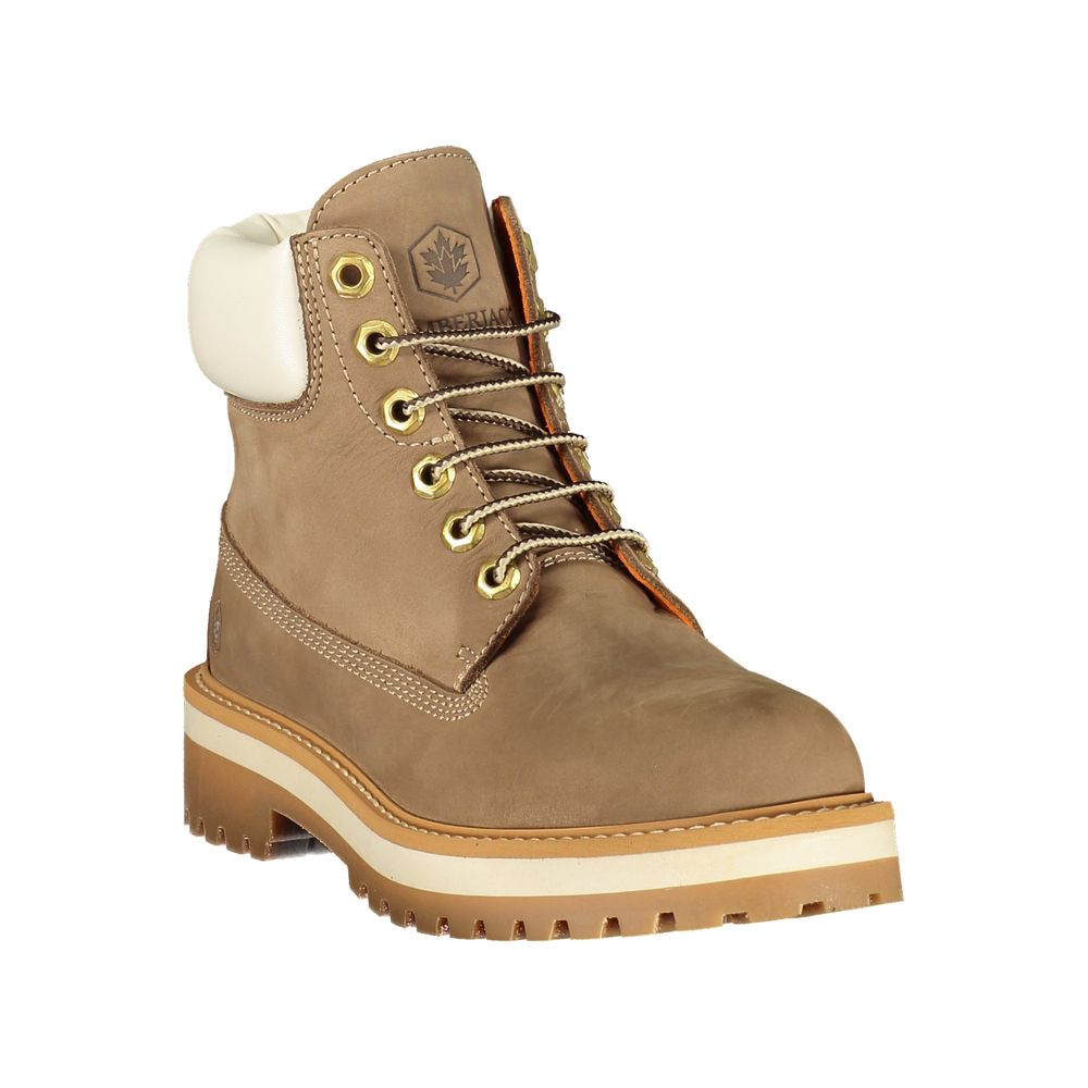 Lumberjack beige Polyester-Stiefeletten