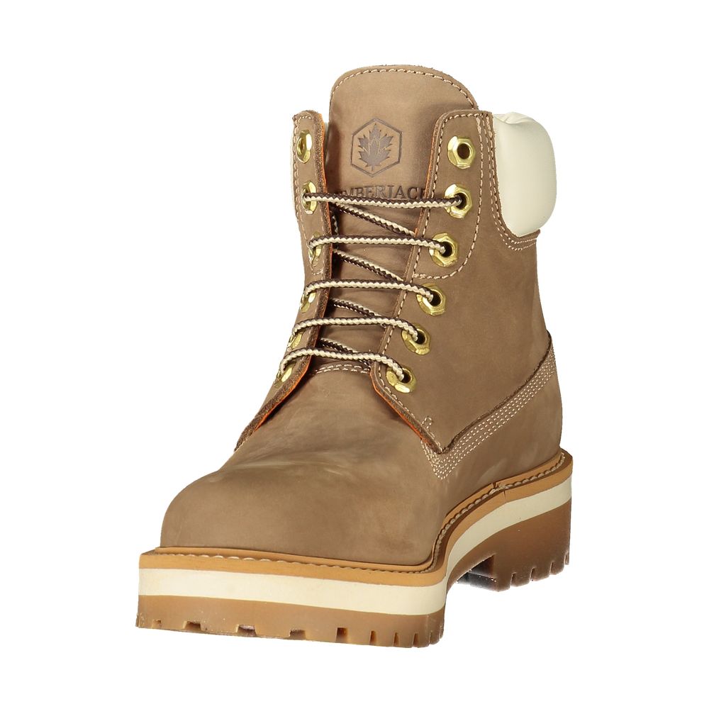 Lumberjack beige Polyester-Stiefeletten