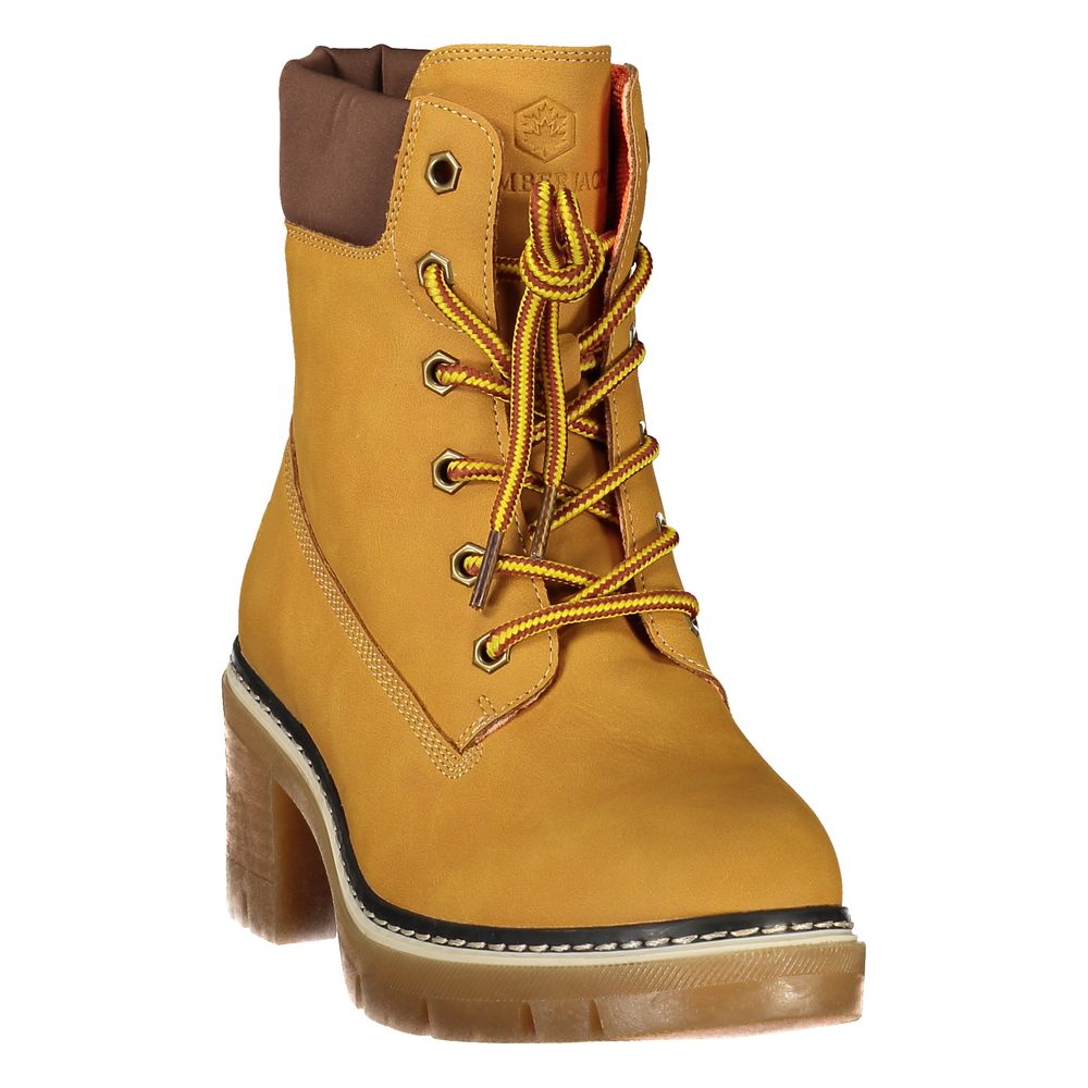 Lumberjack Gelbe Polyester-Stiefeletten