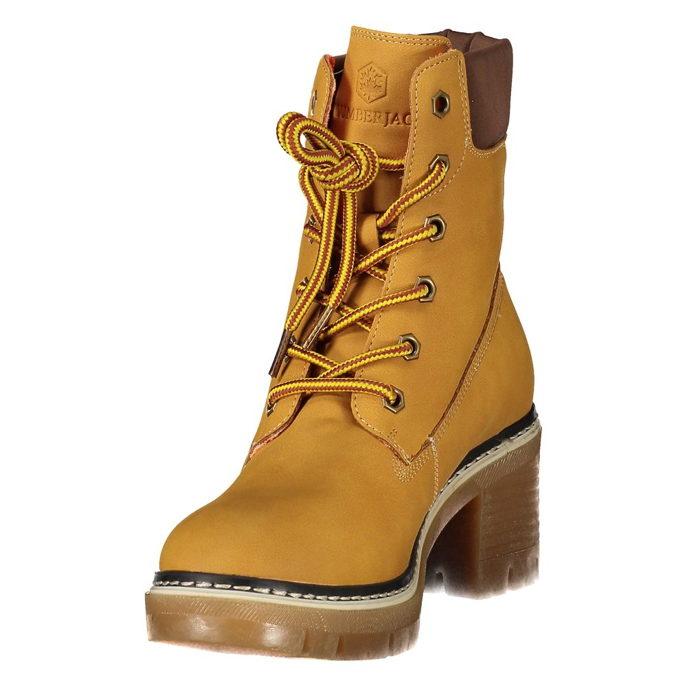 Lumberjack Gelbe Polyester-Stiefeletten