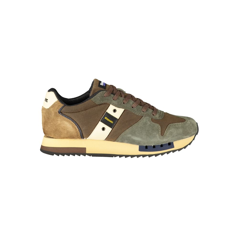 Blauer Brown Polyurethan Herren Sneaker