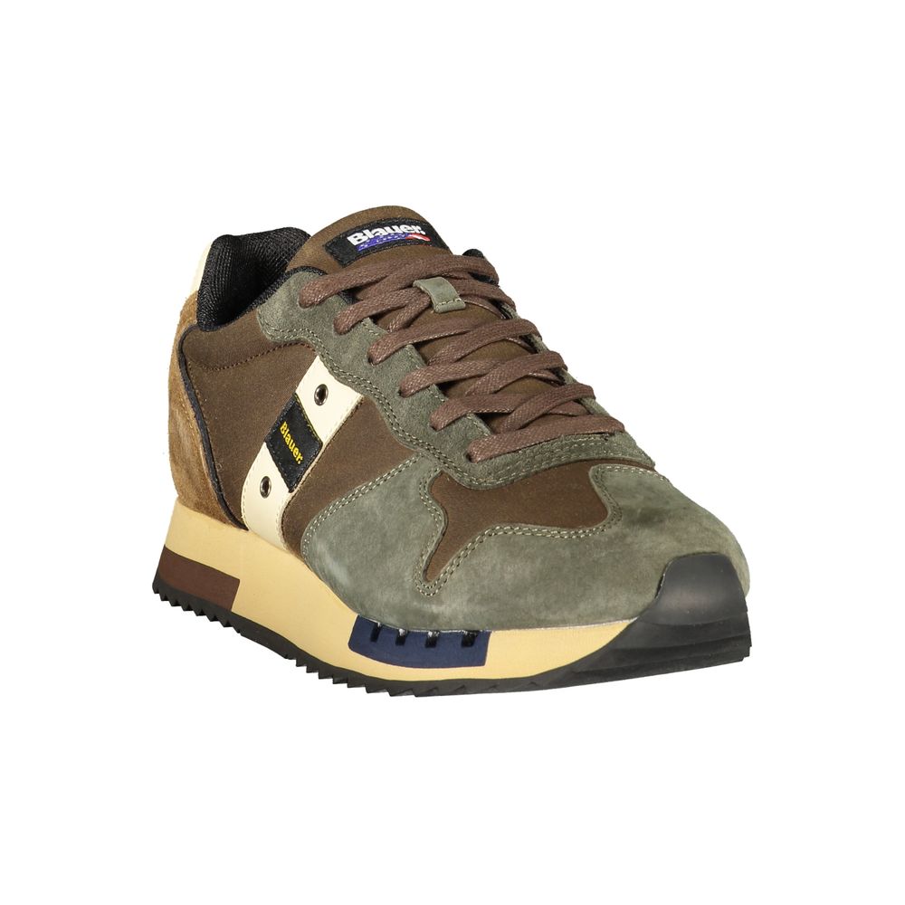 Blauer Brown Polyurethan Herren Sneaker