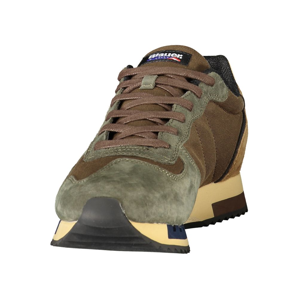 Blauer Brown Polyurethan Herren Sneaker