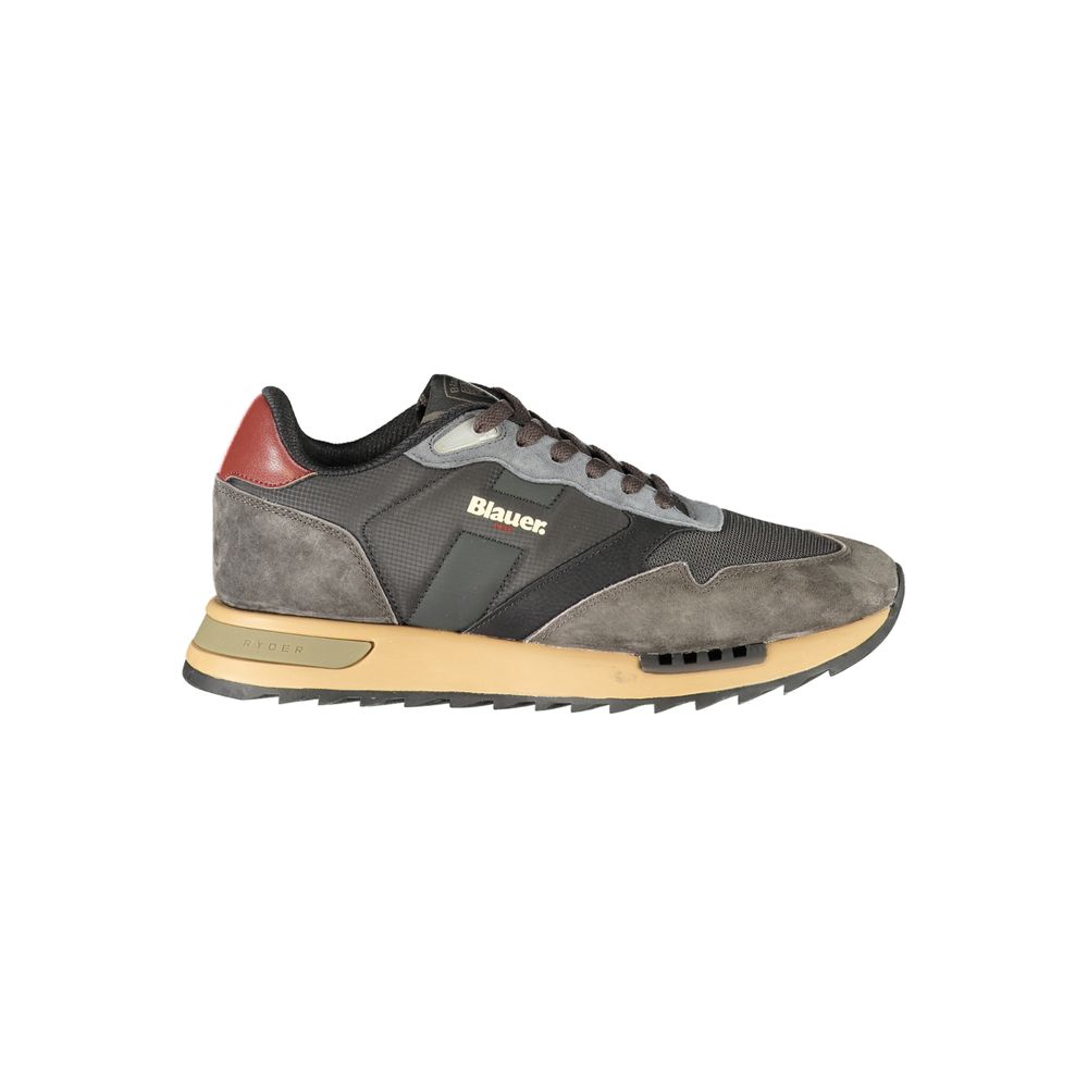 Blauer Nero Polyurethan Herren-Sneaker