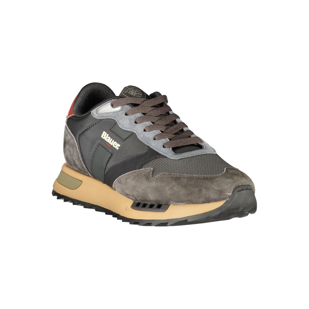 Blauer Nero Polyurethan Herren-Sneaker