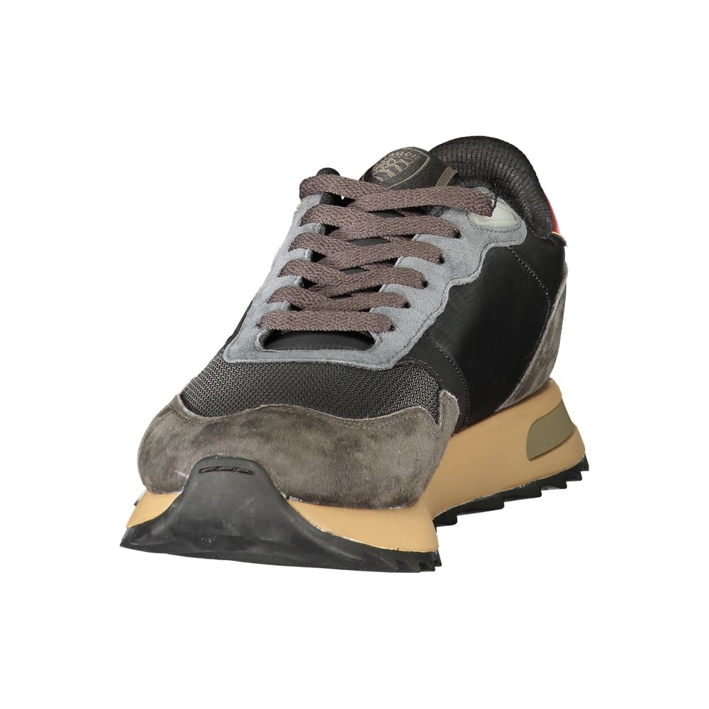 Blauer Nero Polyurethan Herren-Sneaker