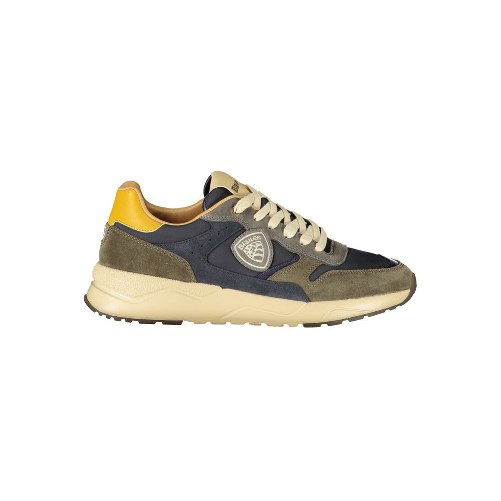 Blauer Verde Herren-Sneaker aus Polyurethan