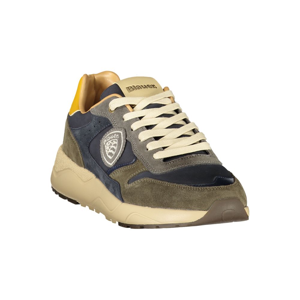 Blauer Verde Herren-Sneaker aus Polyurethan