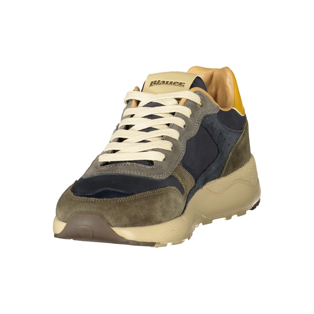Blauer Verde Herren-Sneaker aus Polyurethan