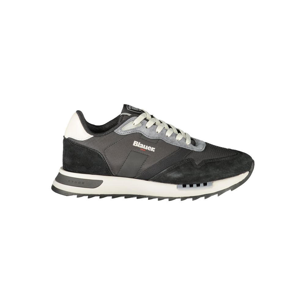 Blauer Nero Polyurethan Herren Sneaker