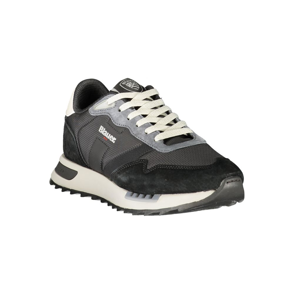 Blauer Nero Polyurethan Herren Sneaker
