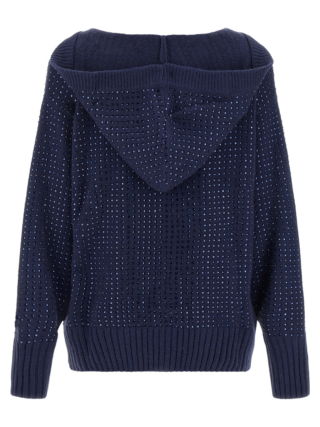 PINKO Blaue Strickjacke aus Wolle