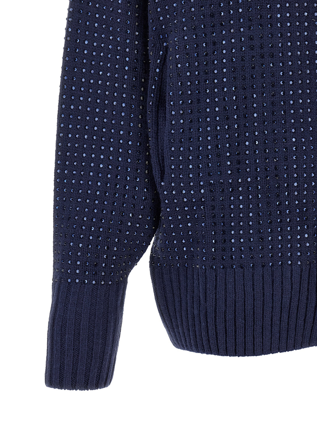 PINKO Blaue Strickjacke aus Wolle