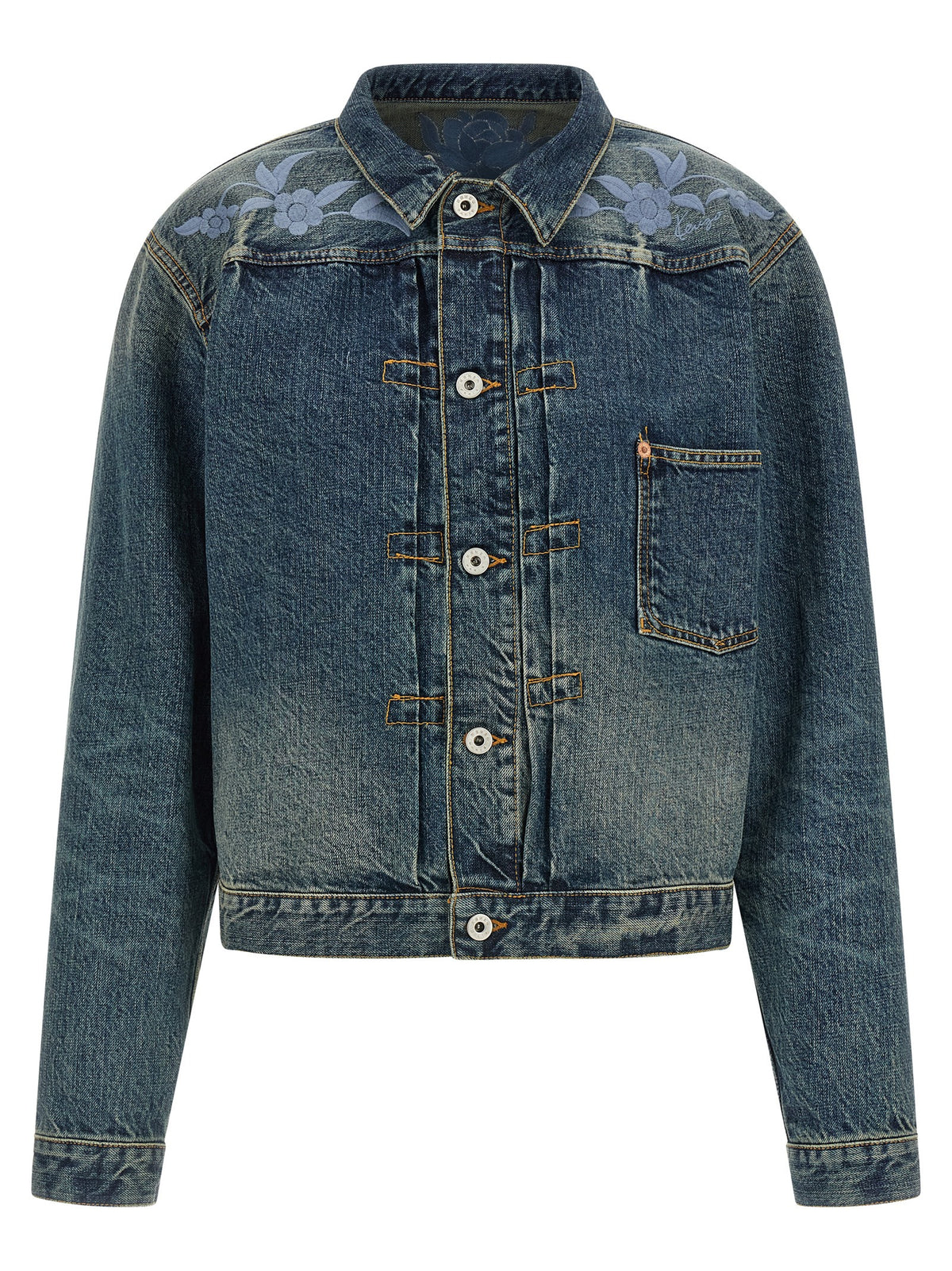 Kenzo blaue Baumwoll-Jeansjacke